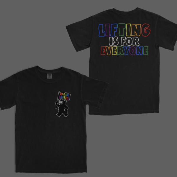Lifting Is For Everyone Tee - Pride Fundraiser - Image 2